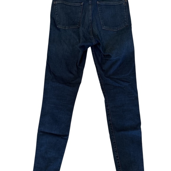 Madewell 10” High-Rise Skinny Jeans Dark Wash Size 28 like new - Picture 9 of 12